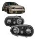 Μπροστινά Φανάρια Set Για Vw Golf IV (4) 97-03 R32 Look Projectors Μαύρα H7/H7/H3 Depo (CAR0011152)