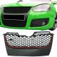Μάσκα Για Vw Golf V (5) 03-08 / Jetta 05-11 GTI Look Χωρίς Σήμα Κυψελωτή Με Κόκκινο Σιρίτι 1 Τεμάχιο (CAR0011725)