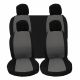 Καλύμματα Καθισμάτων Υφασμάτινα Smart Style Μαύρο-Γκρι Σετ Εμπρός-Πίσω 8 Τεμάχια 11687 (CAR0012058)