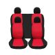 Καλύμματα Καθισμάτων Υφασμάτινα Smart Style Μαύρο-Κόκκινο Σετ Εμπρός-Πίσω 8 Τεμάχια (CAR0012068)