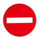 Αυτοκόλλητο Σήμα Πορείας Απαγορευτικό Απλό 12cm Σ.Π.503 1 Τεμάχιο (CAR0013337)