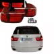 Πισινά Φανάρια Set Για Bmw X5 E70 07-10 Led Bar LCI Look Κόκκινο/Crystal Depo (CAR0013434)