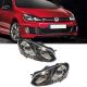 Μπροστινά Φανάρια Set Για Vw Golf VI (6) 08-12 DRL GTI /R20 Look Μαύρα H7/H7 Με Μοτέρ Carner (CAR0013988)