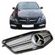 Μάσκα Για Mercedes-Benz E-Class W212 09-13 Amg Look Με Μονή Γρίλια Γυαλιστερό Μαύρο / Χρώμιο 1 Τεμάχιο (CAR0013991)