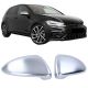 Καπάκια Καθρεφτών Για VW Golf VII (7) 12-20 / Touran 15+ Brushed Aluminium 2 Τεμάχια (CAR0015539)