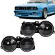 Μπροστινά Φανάρια Set Για Bmw 3 E30 82-94 Projectors Μαύρα Με Σταυρό H1/H1 Depo (CAR0015720)