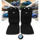 Πλατοκαθίσματα Μπροστινά Πετσέτα για BMW ///M Μαύρα 2 Τεμαχίων OEM (CAR0015844)
