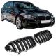 Καρδιές Μάσκας Για Bmw 3 F30 / F31 11-18 M4 Look Με Διπλή Γρίλια Μαύρο Γυαλιστερό Με 2 Τεμάχια (CAR0016228)
