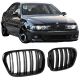 Καρδιές Μάσκας Για Bmw 5 E39 96-03 M4 Look Με Διπλή Γρίλια Μαύρο Γυαλιστερό 2 Τεμάχια (CAR0016645)