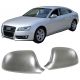 Καπάκια Καθρεφτών Για Audi A3 8P 08-11, A4 B8 08-11, A5 8T 07-11, A6 4F 08-11 (Metal) Brushed Aluminium 2 Τεμάχια (CAR0016757)