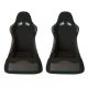 Καθίσματα Bucket Κουβάδες Daytona Ύφασμα Μαύρο Ζευγάρι 2 Τεμαχίων (CAR0017163)