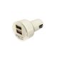 Φορτιστής Αναπτήρα Αυτοκινήτου Με 2 Θύρες Usb 2.1A/1A 12/24V Άσπρο 99056 (CAR0017507)