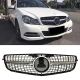 Μάσκα Για Mercedes-Benz C-Class W204 07-14 Diamond Look Μαύρο/Ασημί 1 Τεμάχιο (CAR0018487)