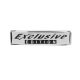Αυτοκόλλητο Σήμα Μεταλλικό ''Εxclusive Edition'' 73mm x 16mm 1 Τεμάχιο (CAR0018661)
