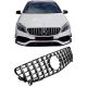 Μάσκα Για Mercedes-Benz A-Class W176 15-18 GT Amg Panamericana Look Μαύρο/Χρώμιο 1 Τεμάχιο (CAR0018902)