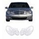Κρύσταλλα Φαναριών Για Mercedes-Benz E W211 Pre-Facelift Sedan / Touring 02-06 Ζευγάρι 2 Τεμάχια (CAR0019177)