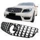 Μάσκα Για Mercedes-Benz C-Class W204 07-14 GT Amg Panamericana Look Μαύρο/Χρώμιο 1 Τεμάχιο (CAR0019280)