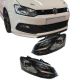 Μπροστινά Φανάρια Set Για Vw Polo 6R/ 6C 09-17 DRL GTI R-Look Μαύρα Με Ασημί Γραμμή H7/H7 Με Μοτέρ Carner (CAR0019494)