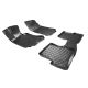 Πατάκια Σκαφάκια 3D Από Λάστιχο TPE Για Mercedes C-Class W202/W204/CLΚ W209  Rizline 4 Τεμάχια Μαύρα (CAR0019582)