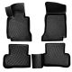 Πατάκια Σκαφάκια 3D Από Λάστιχο TPE Για Mercedes C-Class W205 2014-2020 Rizline 4 Τεμάχια Μαύρα (CAR0019583)