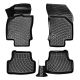 Πατάκια Σκαφάκια 3D Από Λάστιχο TPE Για VW Golf 7 VII/T-Roc/Leon 5F /  Audi A3 8V/Audi Q2/Skoda Karoq Rizline 4 Τεμάχια Μαύρα (CAR0019623)