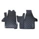 Πατάκια Σκαφάκια 3D Από Λάστιχο TPE Για VW Transporter T5 2003-2015/T6 2015- /T7 Rizline 2 Τεμάχια Μαύρα (CAR0020013)