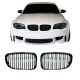 Καρδιές Μάσκας Για Bmw 1 E81 / E82 / E87 / E88 07-11 M4 Look Με Διπλή Γρίλια Μαύρο Γυαλιστερό 2 Τεμάχια (CAR0020619)