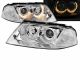 Μπροστινά Φανάρια Set Για Vw Passat 3BG 00-05 Angel Eyes Χρωμίου H7/H7 Depo (CAR0021214)