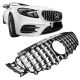 Μάσκα Για Mercedes-Benz E-Class W213 16-19 GT Amg Panamericana Look Μαύρο/Χρώμιο 1 Τεμάχιο (CAR0021406)