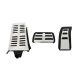 Πεντάλ Αλουμινίου Κουμπωτά Και Footrest Για Audi A4 B8 08-15 / A5 08-16 / Q5 08-16 / A6 11-15 / A7 / Porsche Macan Αυτόματο Σετ 3 Τεμάχια KPAU03 (CAR0021453)