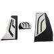 Πεντάλ Αλουμινίου Κουμπωτά Και Footrest Για Bmw F20 11+ , F22 14+ , F30 11+ ,F32 13+ Αυτόματο Σετ 3 Τεμάχια KPBM01 (CAR0021455)