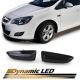 Πλαϊνά Φλας Φτερού Για Opel Astra J 10-16 / Astra K 16+ / Insignia B 17+ / Zafira C 11-16 / Crossland X 19+ Led Dynamic Smoke 2 Τεμάχια (CAR0022146)