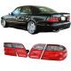 Πισινά Φανάρια Set Για Mercedes-Benz E-Class W210 95-02 Κόκκινο/Φιμέ Depo (CAR0022160)