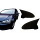 Καπάκια Καθρεφτών Για VW Golf VII (7) 12-20 , Touran 15+ M4 Look Γυαλιστερό Μαύρο 2 Τεμάχια (CAR0022292)