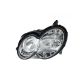 Φανάρι Μπροστινό Αριστερό Για Mercedes_Benz CLK W209 03-10  Χρωμίου H7/H7 Με Μοτέρ Αέρος Depo (CAR0022962)