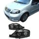 Μπροστινά Φανάρια Set Για Citroen C3 02-09 Angel Eyes Μαύρα H1/H1 Manual Sonar (CAR0022965)