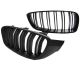 Καρδιές Μάσκας Για Bmw 4 F32 / F33 / F36 13-16 M4 Look Με Διπλή Γρίλια Μαύρο Ματ 2 Τεμάχια (CAR0023020)