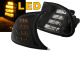 Μπροστινά Φλας Για Bmw 3 E46 Coupe/Cabrio 99-01 Κουμπωτά Led Μαύρα 2 Τεμάχια Eagle Eyes (CAR0023088)