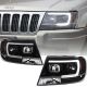 Μπροστινά Φανάρια Set Για Jeep Grand Cherokee 99-05 WJ DRL Tube Lights Μαύρα HB4/H1 Manual Sonar (CAR0023092)