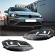 Μπροστινά Φανάρια Set Για Vw Golf VII (7.5) 17-19 DRL Full Led Halogen Version Black LEDHL10-BK Osram Ledriving (CAR0024616)