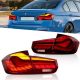 Πισινά Φανάρια Set Για Bmw 3 F30 11-18 Sedan M4 Look OLed Dynamic Start Up Κόκκινο/Crystal Vland (CAR0024621)