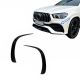 Πλαινά Πτερύγια Μπροστινού Προφυλακτήρα Για Mercedes-Benz GLE W167 Coupe 2019+ Με Amg Προφυλακτήρα Γυαλιστερό Μαύρο 2 Τεμάχια (CAR0025326)