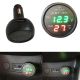 Βολτόμετρο - Θερμόμετρο Και Φορτιστής Usb Αυτοκινήτου Κόκκινα Και Πράσινα Νούμερα 99162 (CAR0025390)