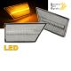 Πλαϊνά Φλας Φτερού Για Opel Vectra C 02-08 / Signum 03-09 Led Dynamic Άσπρα 2 Τεμάχια (CAR0025866)