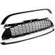 Μάσκα Για Mini Cooper 10-14 R56 / R57 / R55 Standard Version Κυψελωτή Γυαλιστερή Μαύρη 3 Τεμάχια (CAR0026229)