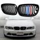 Καρδιές Μάσκας Για Bmw 3 E46 03-06 Coupe/Cabrio Tri-color / Μαύρο Γυαλιστερό 2 Τεμάχια (CAR0026860)