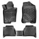 Πατάκια Σκαφάκια 3D Από Λάστιχο TPE Για Nissan Navara D23 2014- Rizline 4 Τεμάχια Μαύρα (CAR0027014)