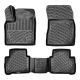 Πατάκια Σκαφάκια 3D Από Λάστιχο TPE Για Nissan Qashqai J12 2021+ Rizline 4 Τεμάχια Μαύρα (CAR0027015)