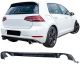Diffuser Πίσω Προφυλακτήρα Για VW Golf VII (7.5) 17-20 Facelift GTI Με 2 Μονές Εξατμίσεις Δεξια & Αριστερά Γυαλιστερό Μαύρο Από Abs Πλαστικό 1 Τεμάχιο (CAR0027666)
