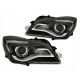 Μπροστινά Φανάρια Set Για Opel Insignia 13-17 Led TRU DRL Μαύρα LPOPB2 (CAR0028144)